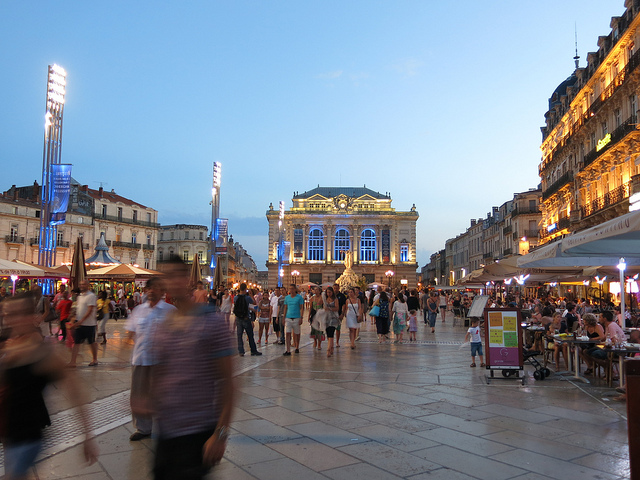 Montpellier place de la comédie