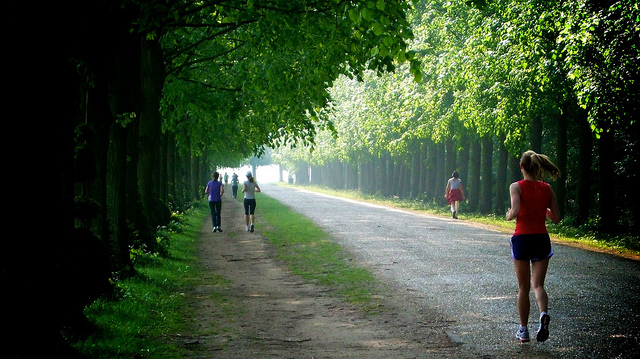 Running étudiant près de la résidence Docks 33