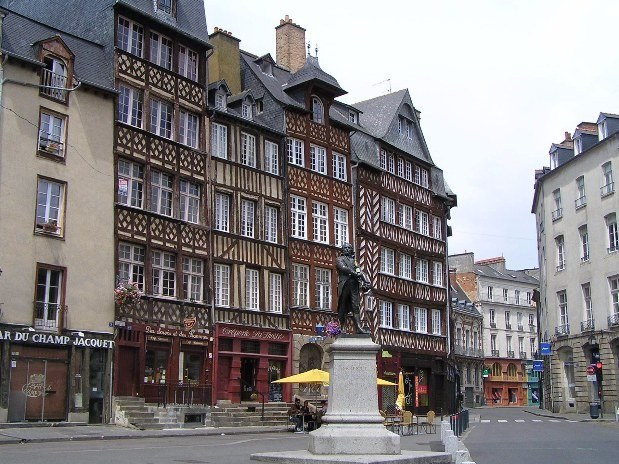 Centre historique de Rennes.